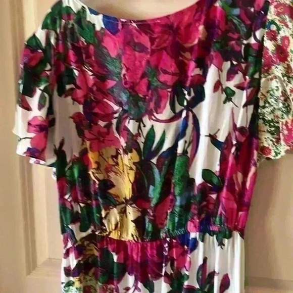 Tracy Reese Anthropologie floral faux wrap dress - Picture 6 of 7